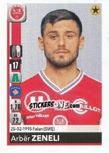 Sticker Arber Zeneli - FOOT 2018-2019 - Panini