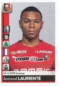 Cromo Armand Lauriente - FOOT 2018-2019 - Panini