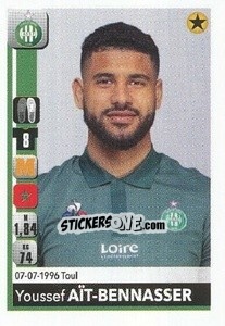 Cromo Youssef Ait-Bennasser - FOOT 2018-2019 - Panini