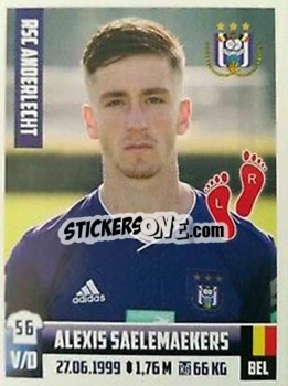 Sticker Alexis Saelemaekers - Belgian Pro League 2018-2019 n. 7 - Panini