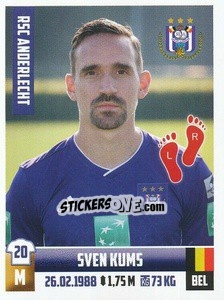 Sticker Sven Kums - Belgian Pro League 2018-2019 - Panini