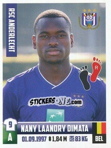 Sticker Nany Laandry Dimata - Belgian Pro League 2018-2019 n. 20 - Panini