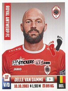 Sticker Jelle Van Damme - Belgian Pro League 2018-2019 - Panini