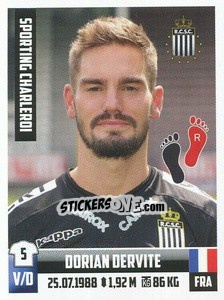 Cromo Dorian Dervite - Belgian Pro League 2018-2019 - Panini