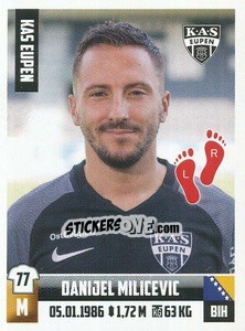 Sticker Danijel Milicevic - Belgian Pro League 2018-2019 - Panini