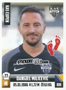 Sticker Danijel Milicevic - Belgian Pro League 2018-2019 n. 121 - Panini