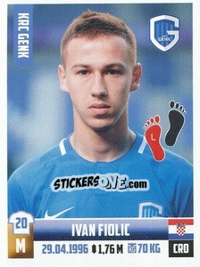 Cromo Ivan Fiolic - Belgian Pro League 2018-2019 - Panini