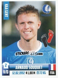 Sticker Arnaud Souquet - Belgian Pro League 2018-2019 - Panini