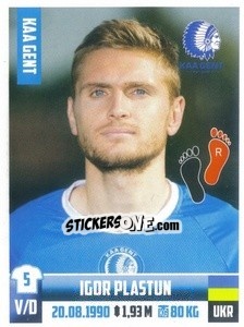 Sticker Igor Plastun - Belgian Pro League 2018-2019 n. 157 - Panini