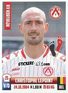 Sticker Christophe Lepoint - Belgian Pro League 2018-2019 n. 176 - Panini