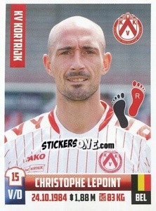 Sticker Christophe Lepoint - Belgian Pro League 2018-2019 - Panini