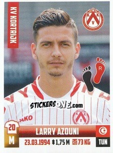 Cromo Larry Azouni - Belgian Pro League 2018-2019 - Panini