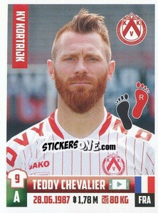Sticker Teddy Chevalier - Belgian Pro League 2018-2019 - Panini