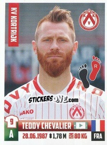 Sticker Teddy Chevalier - Belgian Pro League 2018-2019 n. 185 - Panini