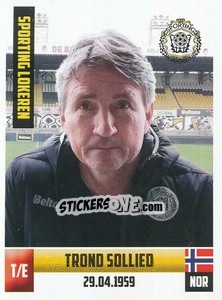 Sticker Trond Sollied - Belgian Pro League 2018-2019 - Panini