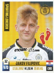 Cromo Jakov Filipovic - Belgian Pro League 2018-2019 - Panini