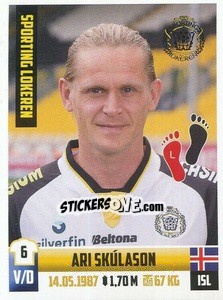 Sticker Ari Skulason - Belgian Pro League 2018-2019 - Panini