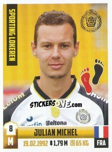 Sticker Julian Michel - Belgian Pro League 2018-2019 - Panini