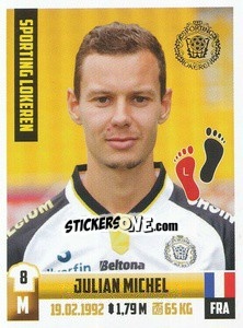 Figurina Julian Michel - Belgian Pro League 2018-2019 n. 203 - Panini