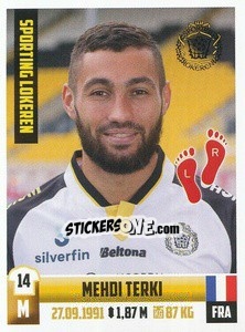 Cromo Mehdi Terki - Belgian Pro League 2018-2019 - Panini