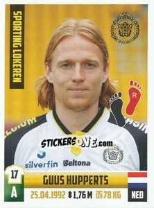 Cromo Guus Hupperts - Belgian Pro League 2018-2019 - Panini