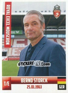 Sticker Bernd Storck - Belgian Pro League 2018-2019 n. 214 - Panini