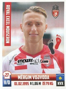 Figurina Mergim Vojvoda - Belgian Pro League 2018-2019 - Panini