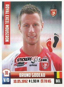 Figurina Bruno Godeau - Belgian Pro League 2018-2019 n. 217 - Panini