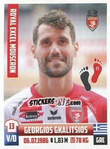 Cromo Georgios Gkalitsios - Belgian Pro League 2018-2019 - Panini