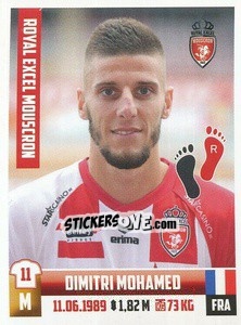Sticker Dimitri Mohamed - Belgian Pro League 2018-2019 n. 223 - Panini