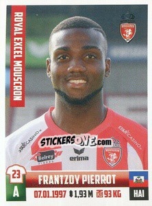 Sticker Frantzoy Pierrot - Belgian Pro League 2018-2019 n. 231 - Panini