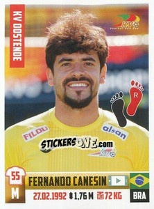 Sticker Fernando Canesin - Belgian Pro League 2018-2019 - Panini