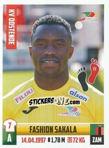 Sticker Fashion Sakala - Belgian Pro League 2018-2019 n. 252 - Panini