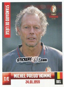 Sticker Michel Preud'Homme - Belgian Pro League 2018-2019 - Panini