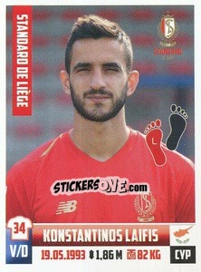 Sticker Konstantinos Laifis - Belgian Pro League 2018-2019 n. 260 - Panini