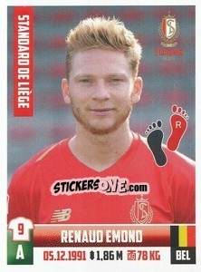 Sticker Renaud Emond - Belgian Pro League 2018-2019 - Panini