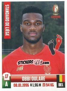 Sticker Obbi Oulare - Belgian Pro League 2018-2019 - Panini