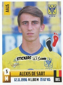 Sticker Alexis De Sart - Belgian Pro League 2018-2019 n. 287 - Panini