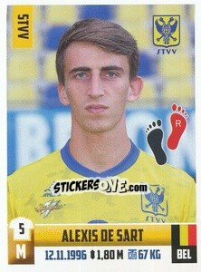 Figurina Alexis De Sart - Belgian Pro League 2018-2019 - Panini