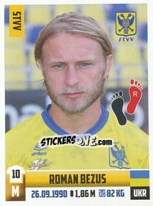 Cromo Roman Bezus - Belgian Pro League 2018-2019 - Panini