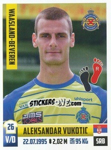 Sticker Aleksandar Vukotic - Belgian Pro League 2018-2019 n. 301 - Panini
