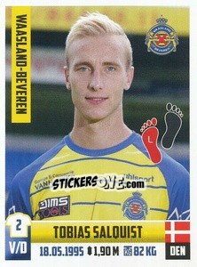 Cromo Tobias Salquist - Belgian Pro League 2018-2019 - Panini