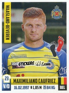 Sticker Maximilano Caufriez - Belgian Pro League 2018-2019 n. 303 - Panini