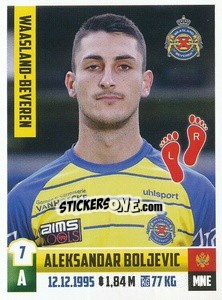 Cromo Aleksandar Boljevic - Belgian Pro League 2018-2019 - Panini