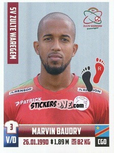 Sticker Marvin Baudry - Belgian Pro League 2018-2019 - Panini
