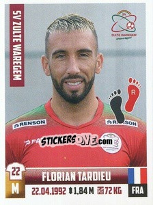 Sticker Florian Tardieu - Belgian Pro League 2018-2019 n. 328 - Panini