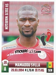 Figurina Mamadou Sylla - Belgian Pro League 2018-2019 - Panini