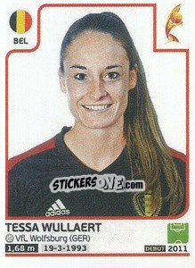 Cromo Tessa Wullaert - Belgian Pro League 2018-2019 - Panini