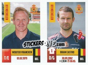 Sticker Wouter Vrancken / Bram Castro - Belgian Pro League 2018-2019 n. 366 - Panini