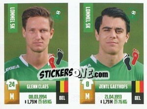 Sticker Glenn Claes / Jentl Gaethofs - Belgian Pro League 2018-2019 - Panini